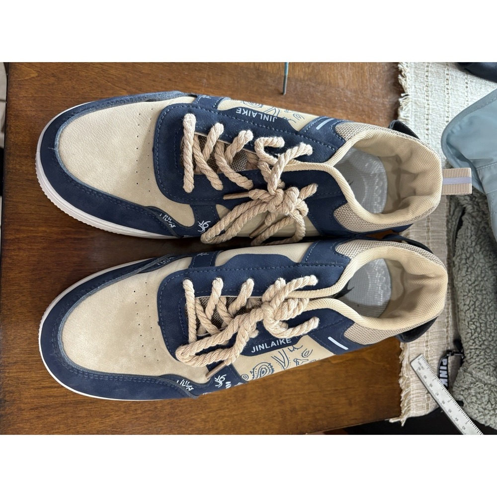 Men's‎ Trendy Casual Sneakers With Rope Laces For Outdoor Walking Training Sz.8